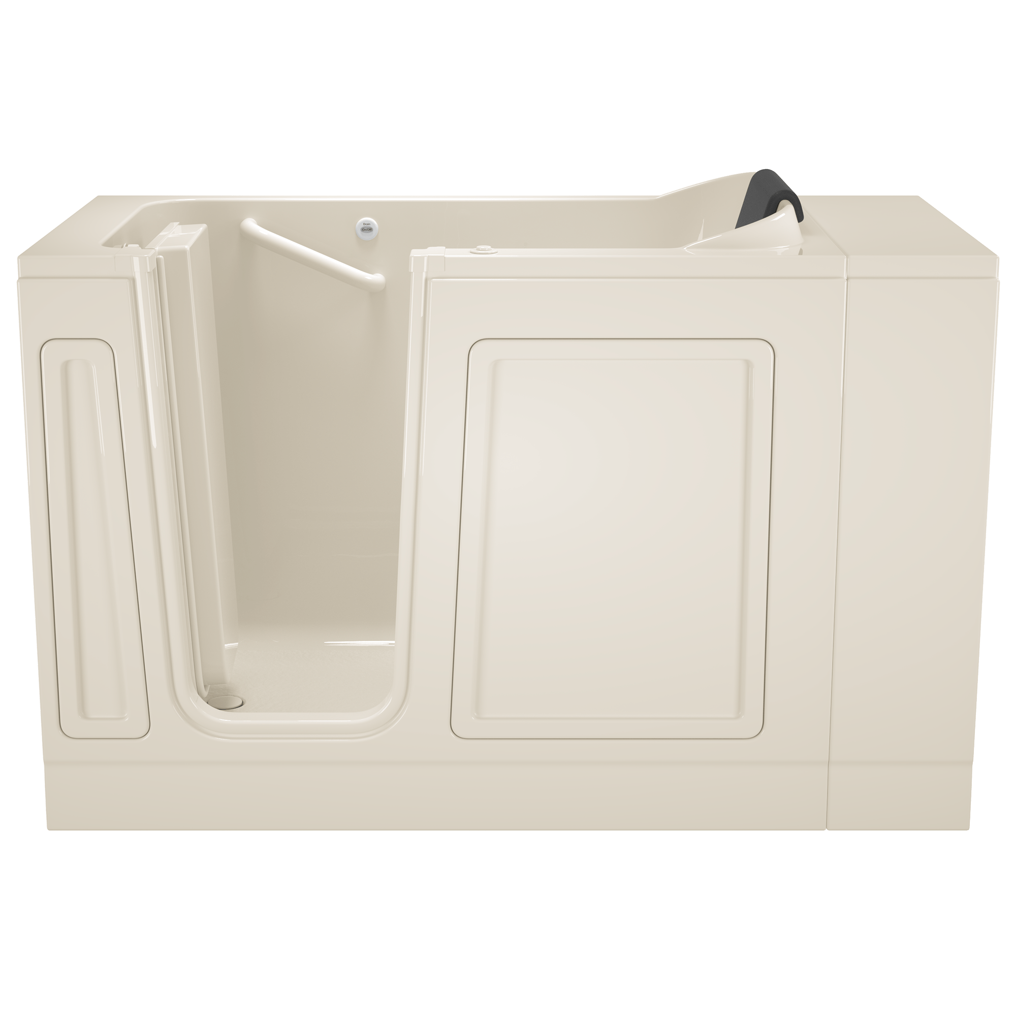 Acrylic Luxury Series 28 x 48 Inch Walk in Tub With Air Spa System   Left Hand Drain WIB LINEN